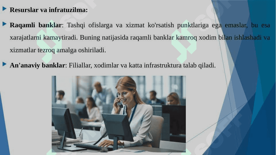 Raqamli banklarning ananaviy banklardan farqi hamda uning afzalliklari 4