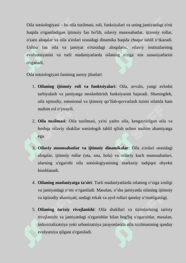 OILA SOTSIOLOGIYASI FAN SIFATIDA 4