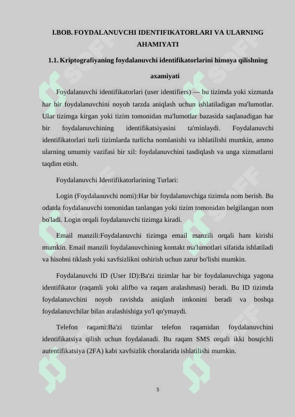 FOYDALANUVCHI IDENTIFIKATORLARINI KRIPTOGRAFIK HIMOYA QILISH TEXNOLOGIYALARI 5