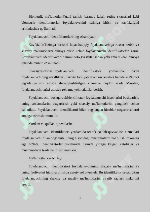 FOYDALANUVCHI IDENTIFIKATORLARINI KRIPTOGRAFIK HIMOYA QILISH TEXNOLOGIYALARI 6