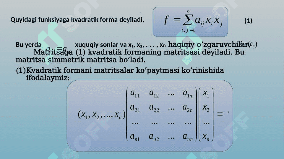 KVADRATIK FORMULALAR 3
