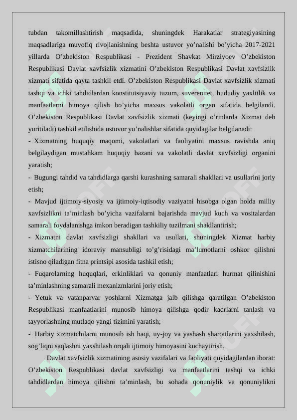 O'zbekiston hududi va chegarasining daxlsizligi   24 3