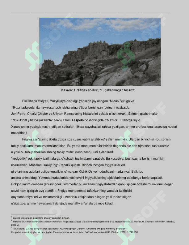 Qadimgi Frigiya tarixiga oid arxeologik tadqiqotlar 24 2