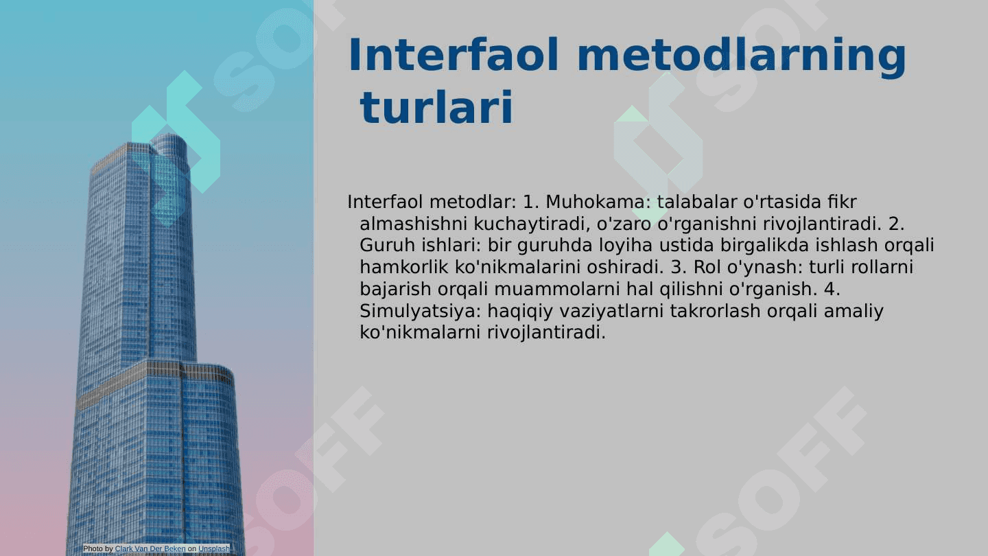 Oʻqitishda interfaol metodlar 4