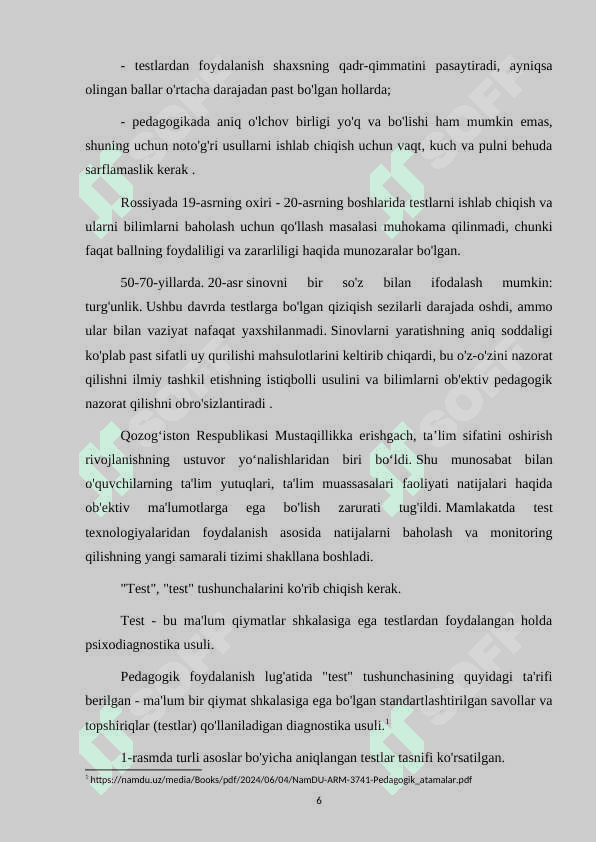 ta'lim jarayonida testlardan foydalanish 6