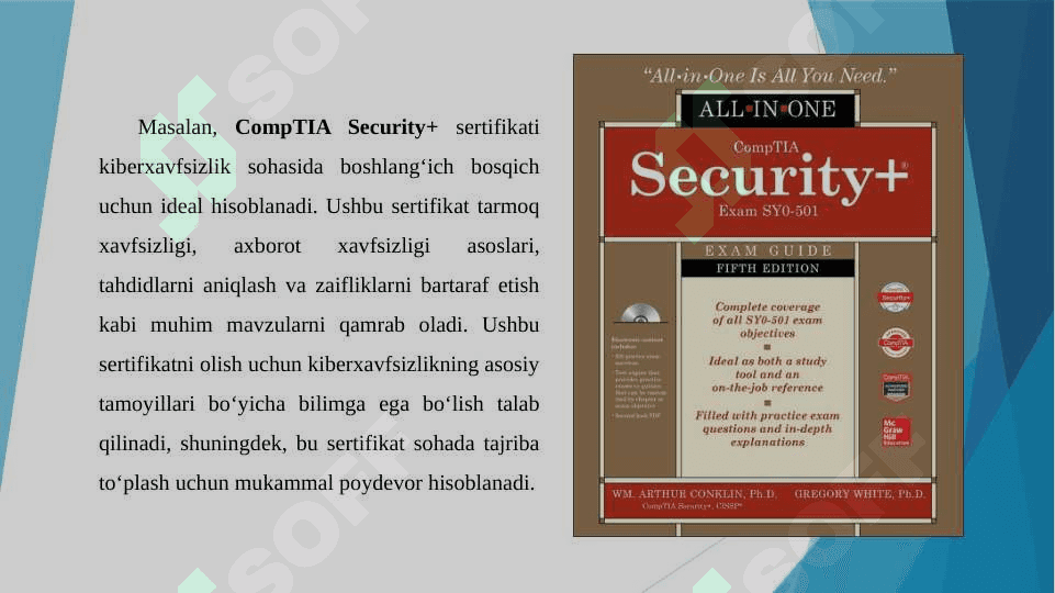 Kiberxavfsizlik sohasidagi mashhur sertifikatlar 5