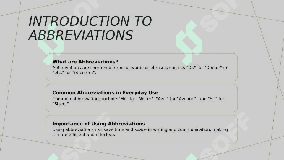 Abbreviations 2