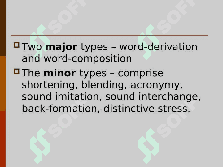 THE WORD-FORMING SYSTEM OF ENGLISH 4