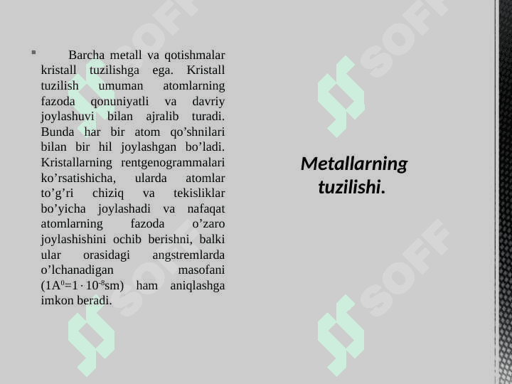 Detallar yuzalarni plastik deformatsiyalash 2