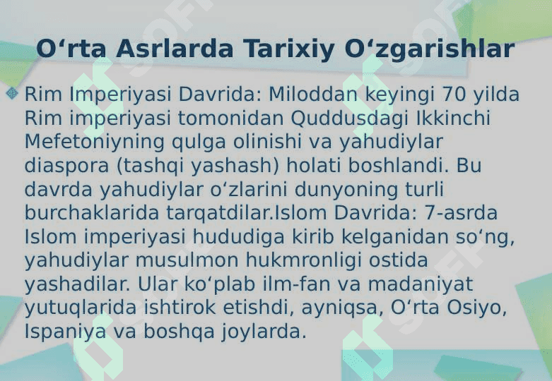 ISROIL-YAHUDIY DAVLATI TARIXI 4