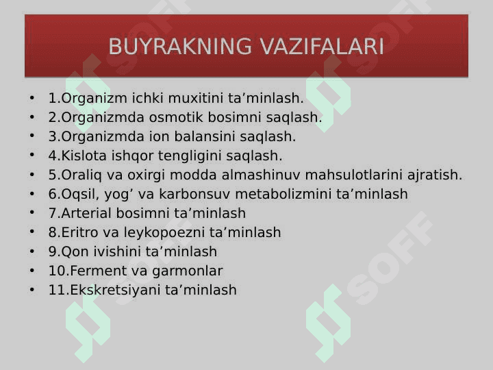 AJRATISH A’ZOLARI FIZIOLOGIYASI 3