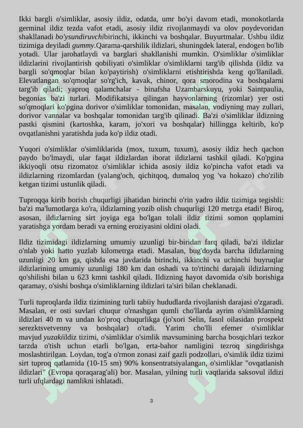 ILDIZ VA UNING VAZIFASIILDIZNING  TURLARI 3