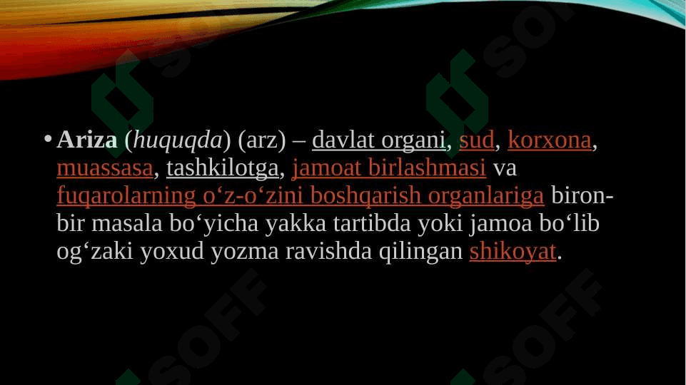 Malumot axborot xujjatlari 3
