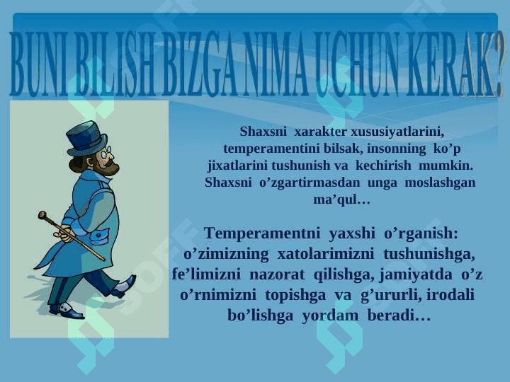 KASBIY FAOLIYATDA INDIVIDUAL-TIPOLOGIK XUSUSIYATLAR KLASSIFIKATSIYASI 7