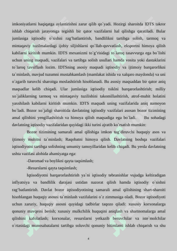 Iqtisodiyotni tartibga solishda davlatning roli 4