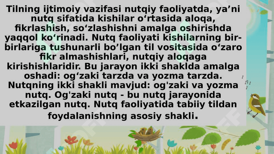 Yozma va og'zaki uslub va uning xususiyatlari 3