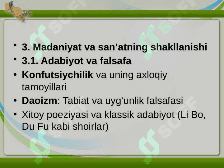 Xitoyda fan va madaniyat mavzusida  slayd tayyorlash 24 6