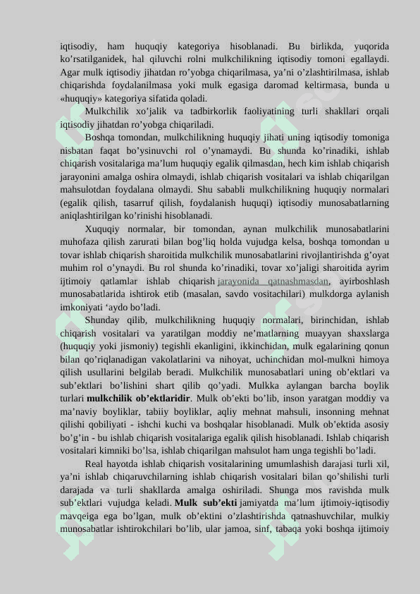 Iqtisodiy tizimlar va mulkchilik 6