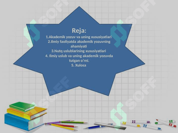 Akademik yozuvning mazmuni va vazifalari Mavzudagi 2