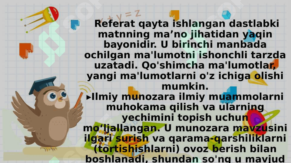 Akademik yozuvning mazmuni va vazifalari 8