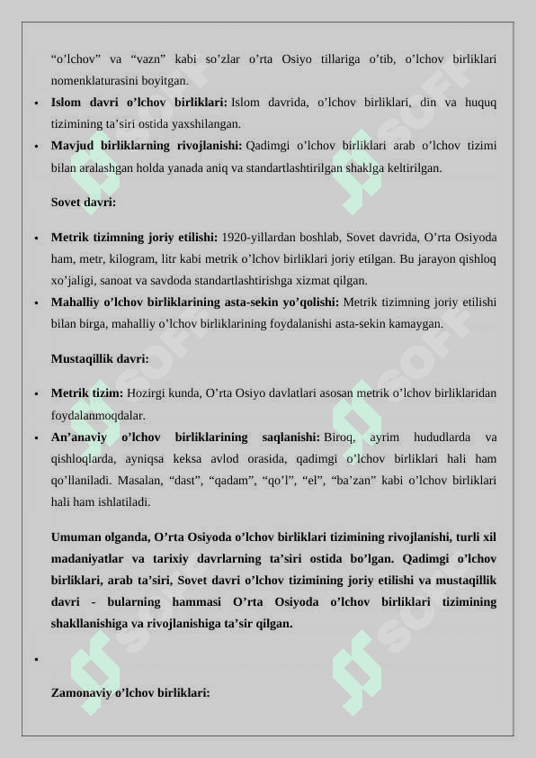 O’rta Osiyoning ilk o’rta asr o’lchov birliklari 24 4