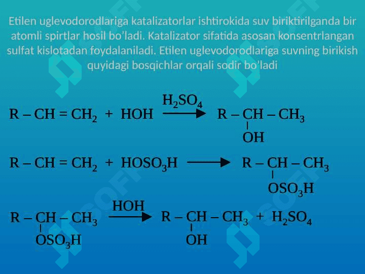 Spirtlarning olinishi 3
