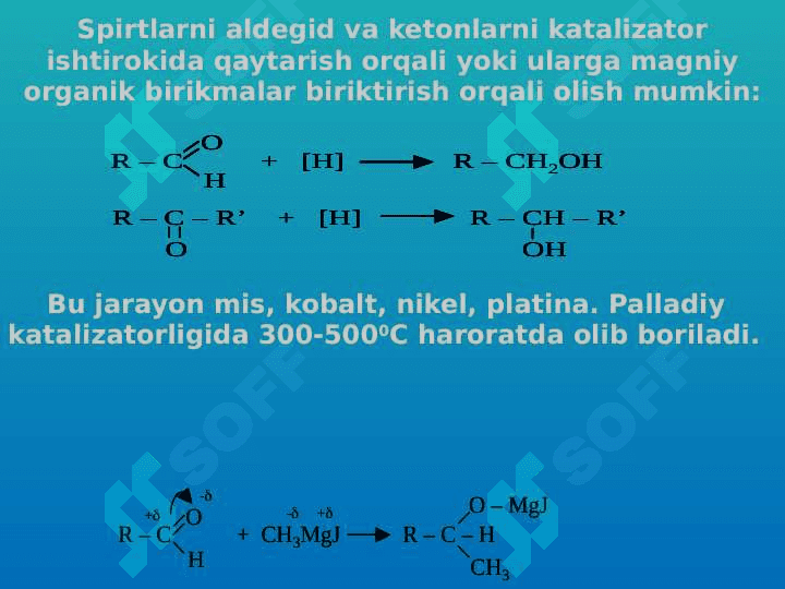 Spirtlarning olinishi 4