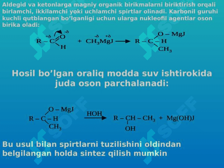 Spirtlarning olinishi 5