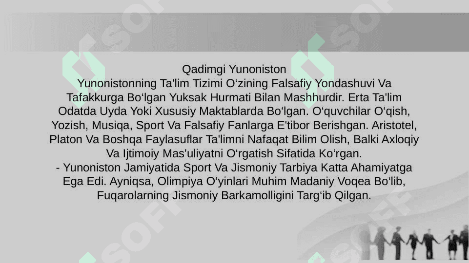 Qadimgi yunoniston va rim davlatlarida tarbiya va maktab 3