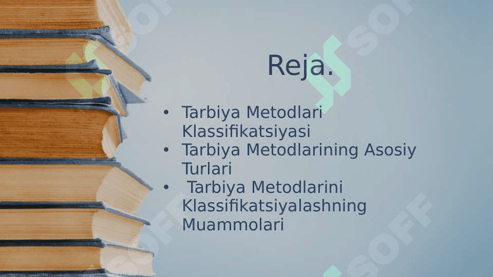 Tarbiya metodlari klassifikatsiyasi 2