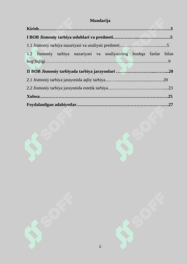 Jismoniy tarbiya uslublarining xususiyatlari 2