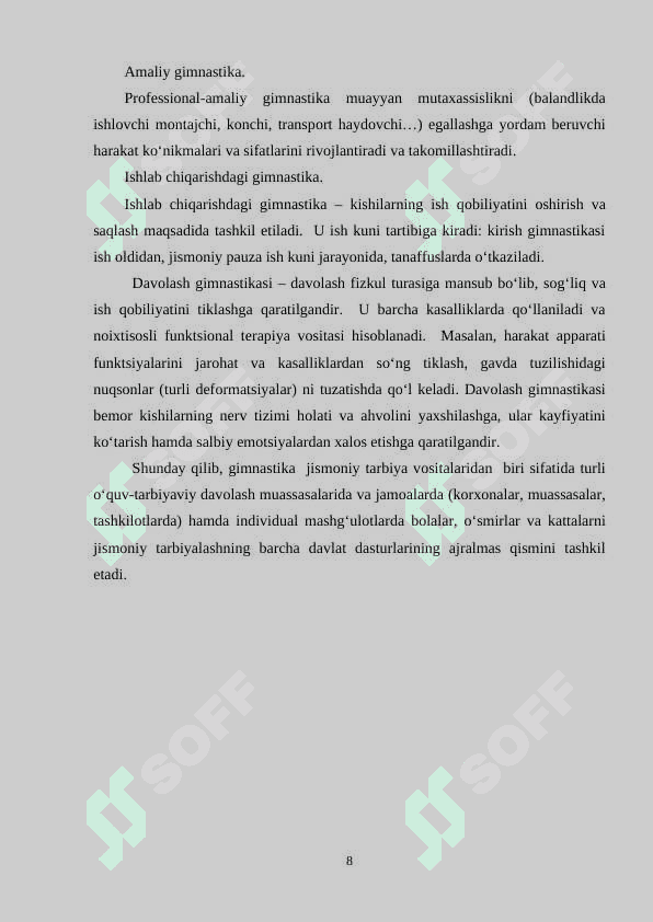 Maktabgacha yoshdagi bolalar uchun gimnastika 8