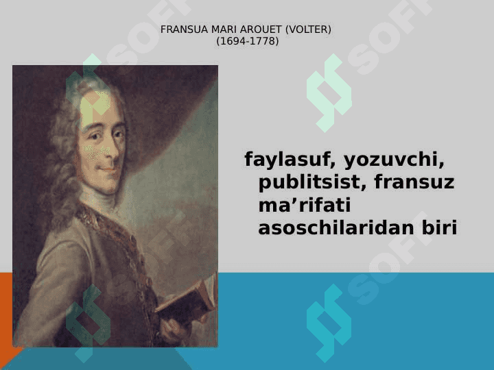 Yangi davr fransuz adabiyoti mavzusida ma’lumotlar jadval 6