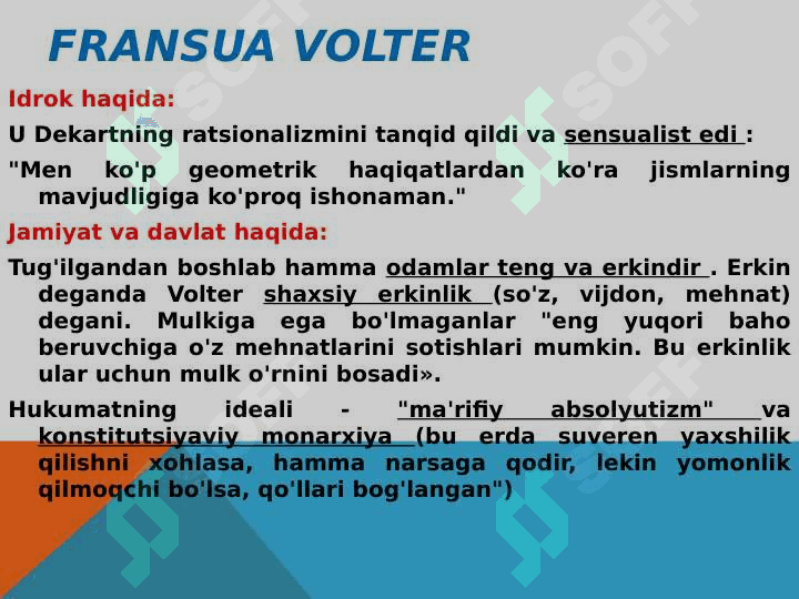 Yangi davr fransuz adabiyoti mavzusida ma’lumotlar jadval 8