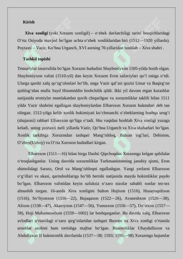 Xiva xonligi 2