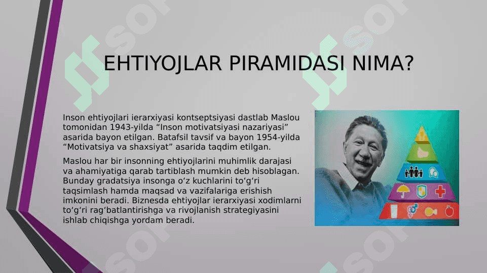 Ehtiyojlar piramidasi haqida 4