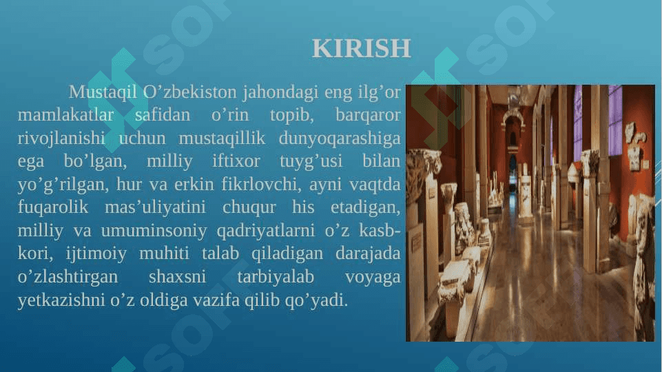 Muzeylar tarixiy xotirani jonlantirishga omili 3