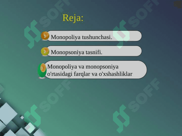 Monopoliya va Monopsoniya 2
