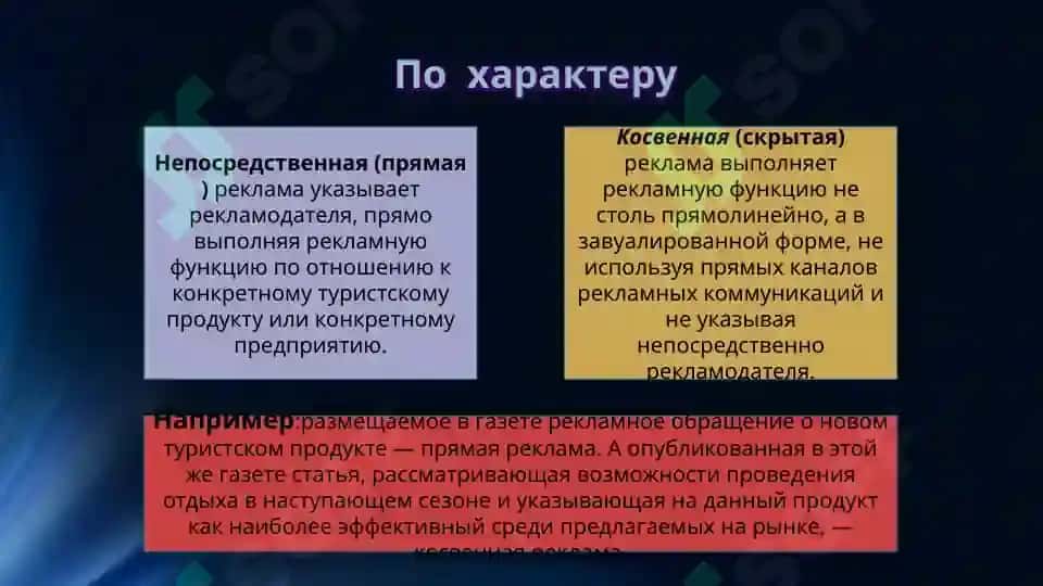 Виды рекламы турпродуктов 5