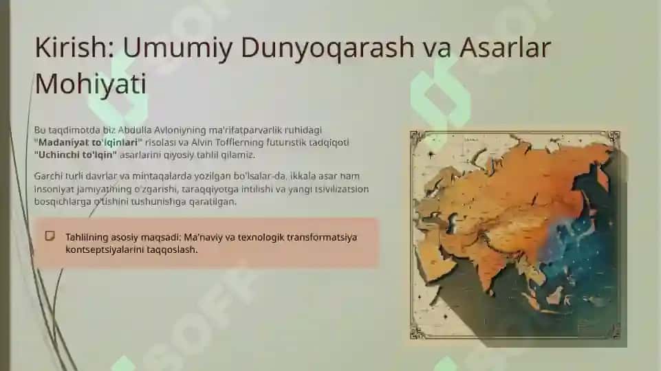 Avloniyning Madaniyat to'lqinlari va Tofflerning Uchinchi to'lqin Qiyosiy Tahlil 3