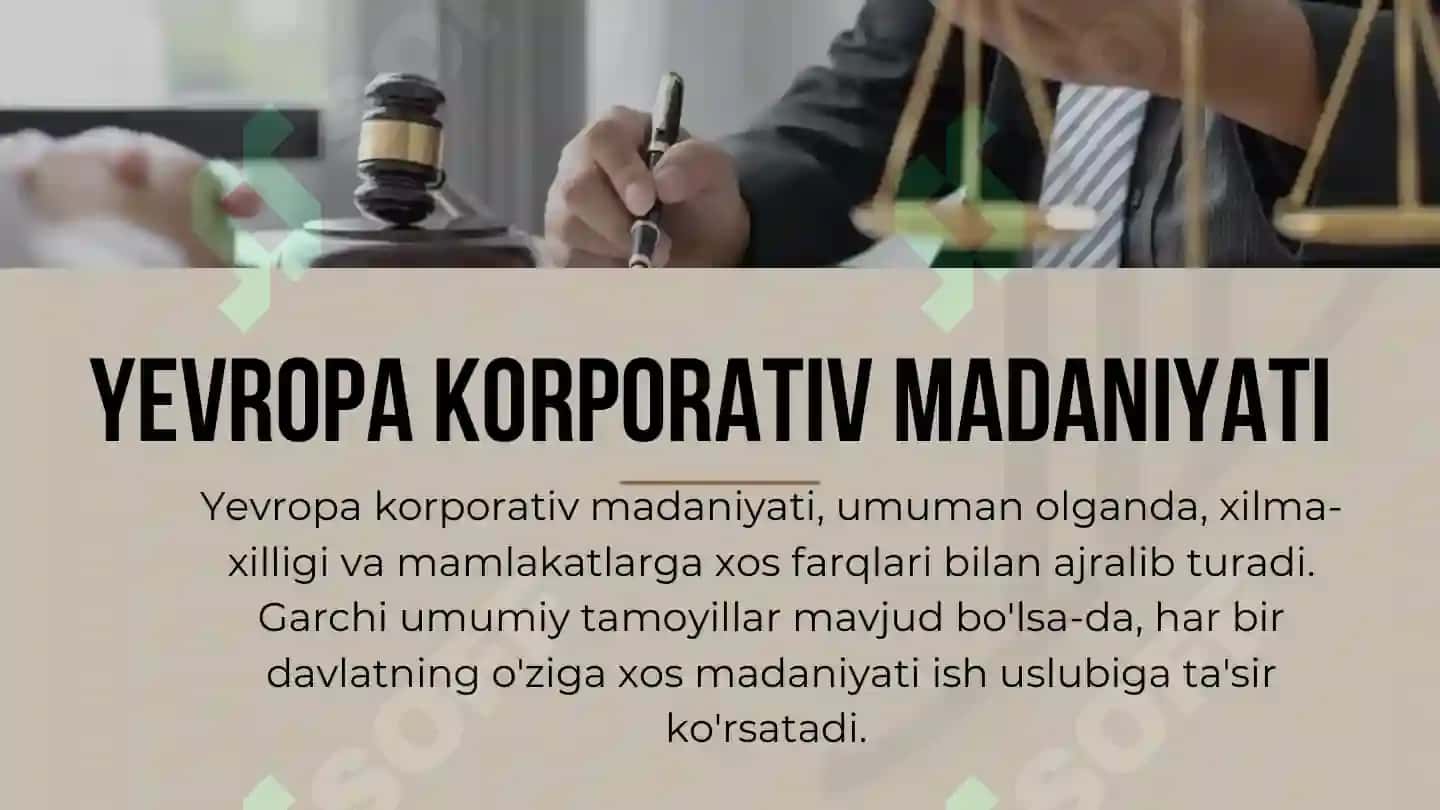 Yevropa korporativ madaniyati 3