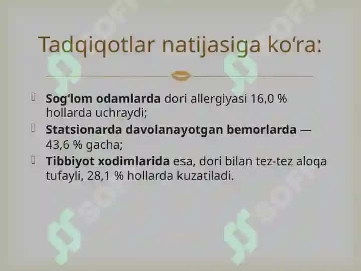 Allergik kasalliklari (anafilaktik shok, Kvinki Shishi, Allergik xeylit, allergic glossit) 3