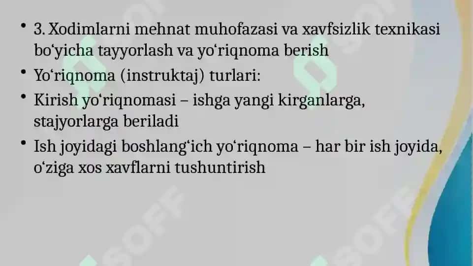 avtomobil yoʻllarini ekspluatatsiya qilishda mehnat muhofazasi va xafvszlik texnikalari 7