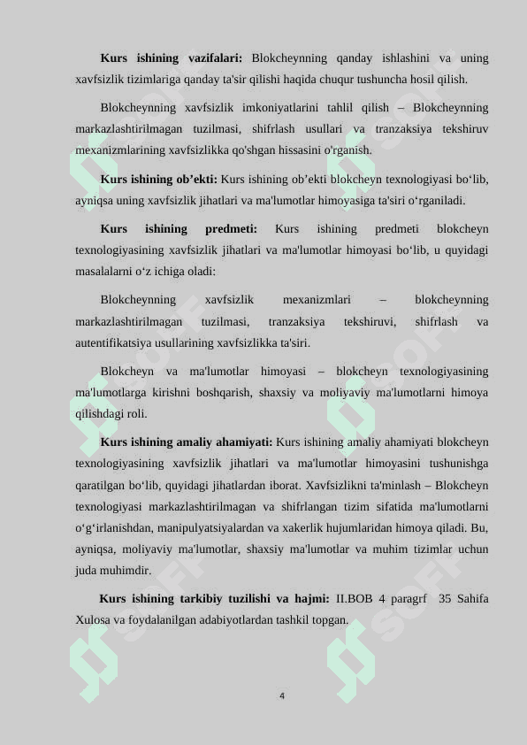 BLOKCHEYN TEXNOLOGIYASINING XAVFSIZLIK JIHATLARI VA MA'LUMOTLAR HIMOYASI. 4