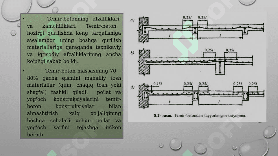 Beton va temir beton konstruksiyalarini tayyorlash usullari 8