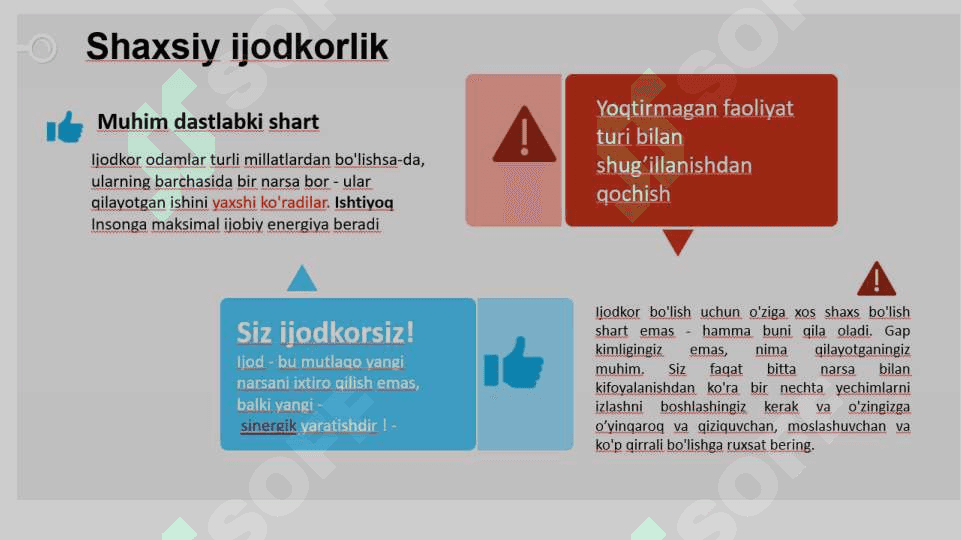 Shaxsiy ijod va ijodiy fikrlash vositalari 4