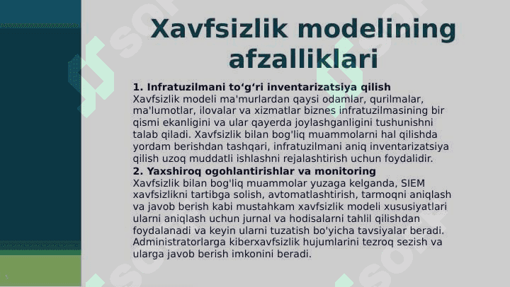 Xavfsizlik modellari 5
