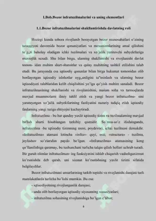 Bozor infra tuzilmasining mintaqaviy rivojlanish ta’siri 6