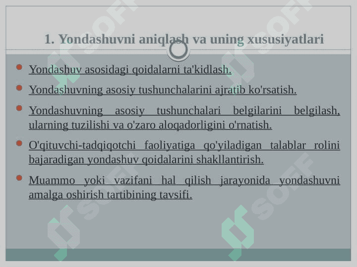 Yondashuvni aniqlash va uning shakllanishi 3