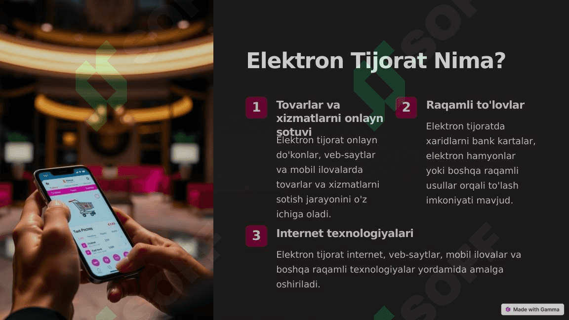 elektron tijorat modellari (taqdimot) 3